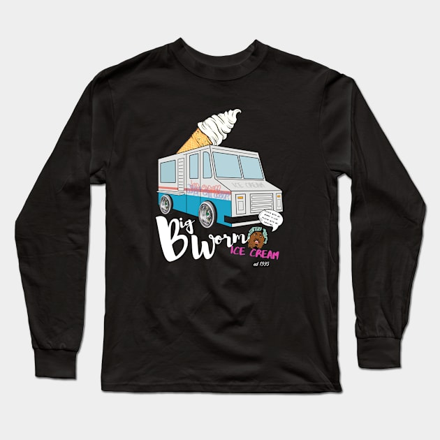 Friday Movie Shirt With Big Worm Ice Cream Shirt Friday Funny Long Sleeve T-Shirt by GWCVFG